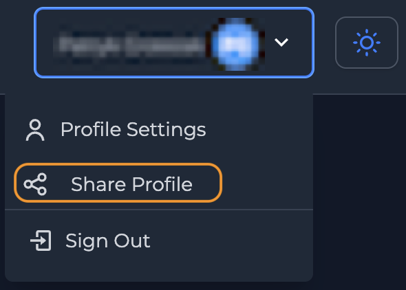 Profile Sharing